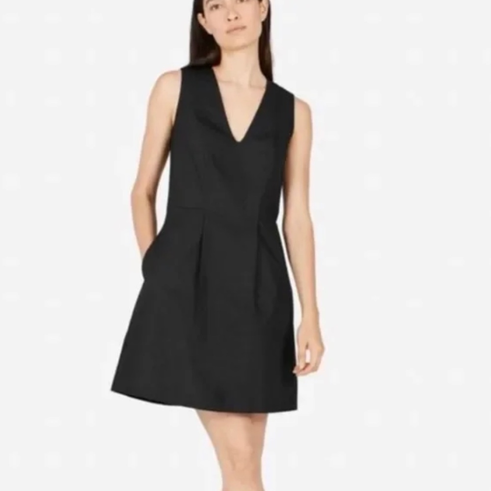 Everlane Black V-Neck Dress